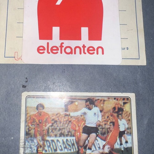 Sticker album used with football, Captain Planet, Star Trek stickers