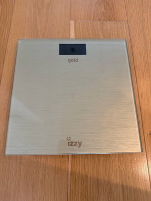 Izzy digital scale 180kg IZZY IZ-7008 GOLD like new, gold