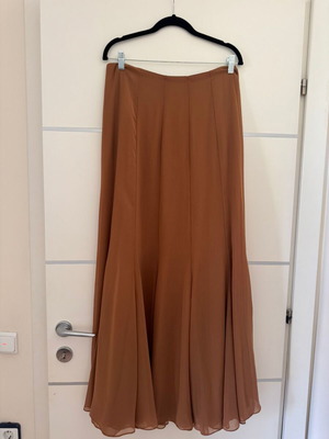 Vassia Kostara maxi skirt new, brown, size M