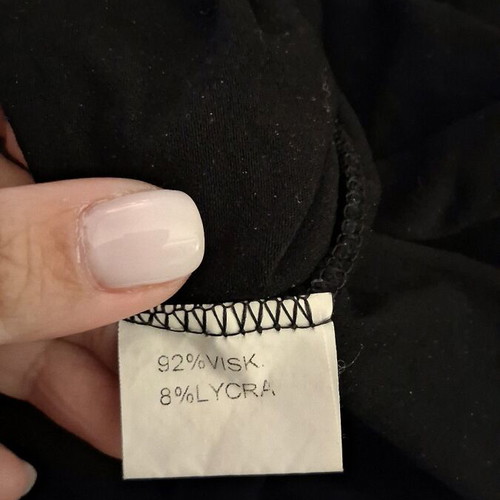 Women's long black and white blouse like new