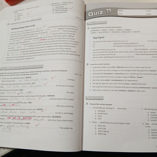 Connect Test Book B1-E used