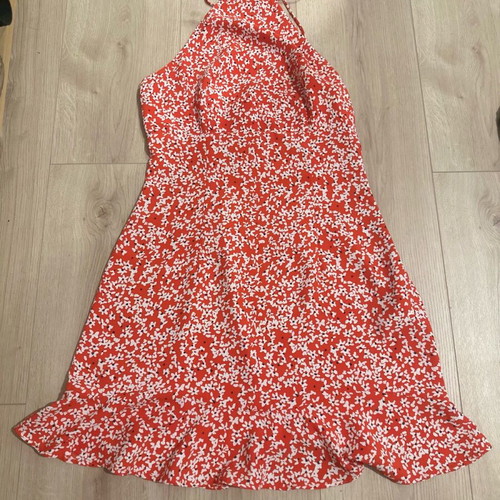 Zara floral dress like new, red, size XS