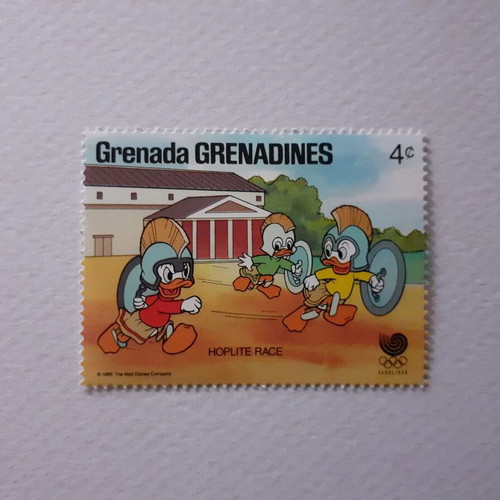 Disney Seoul Olympics 1988 Stamps Set 6 new
