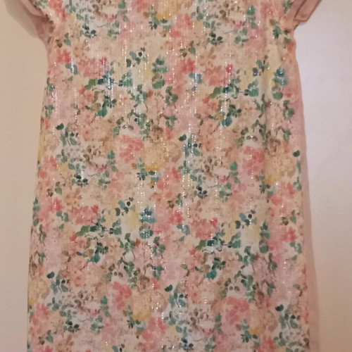 Mayoral short-sleeve shift dress for 16 years old, like new, multicolor