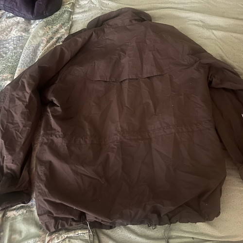 Everest coat jacket man, size L, brown
