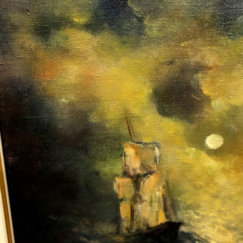 Oil painting by Konstantinos Giannakopoulos used