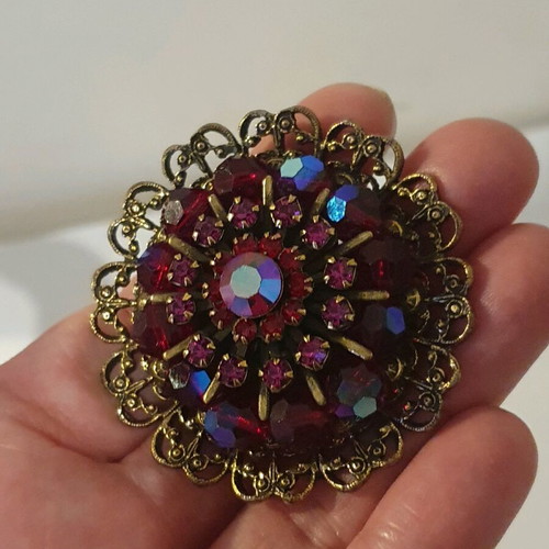 Weiss vintage 50s brooch used, authentic