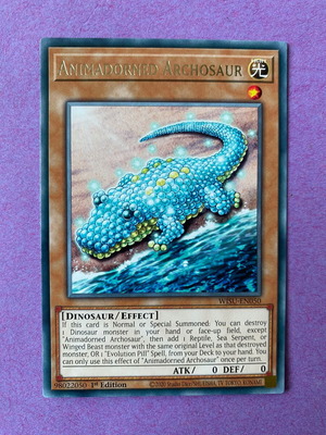 Animadorned Archosaur Yu-Gi-Oh! κάρτα 1st Edition σαν καινούργιο