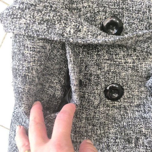 Winter half coat XL used