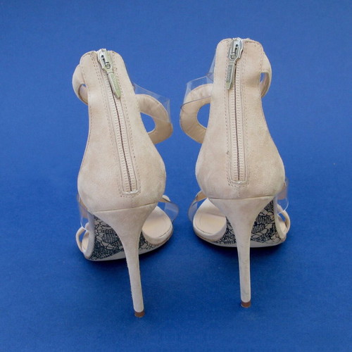 Cesare Paciotti high-heeled sandals used, size 40, beige