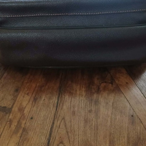 Trussardi vintage crossbody bag used, brown with flap