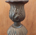 Metal candlestick, 15 cm height