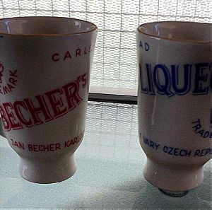 Διαφημιστικά ποτηράκια Becher's liqueur