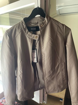 Vero Moda leather jacket new, grey brown