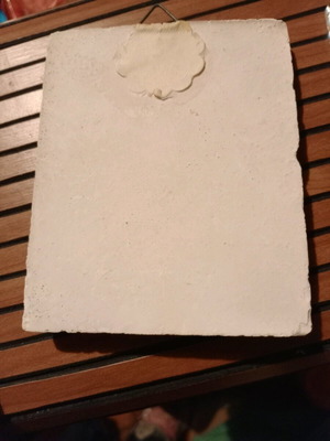 Clay embossed wall frame used, Arachova