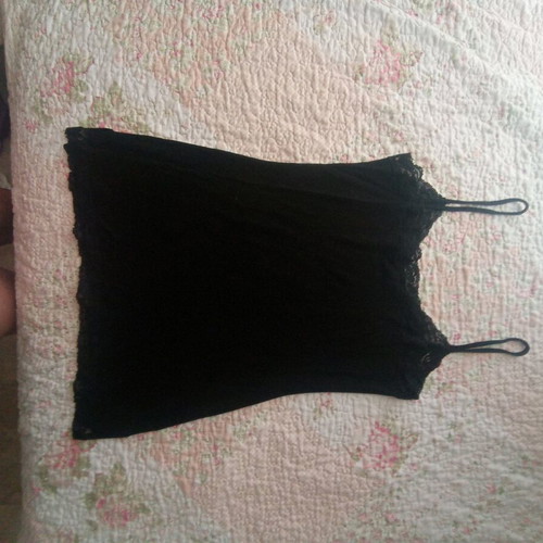 Black dress top like new, size S/M