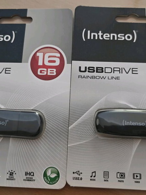 Intenso USB stick 16 gb ( 2 items each 16gb)