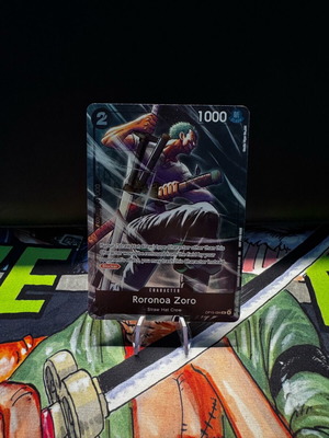 Roronoa Zoro One Piece TCG promo κάρτα σαν καινούργιο