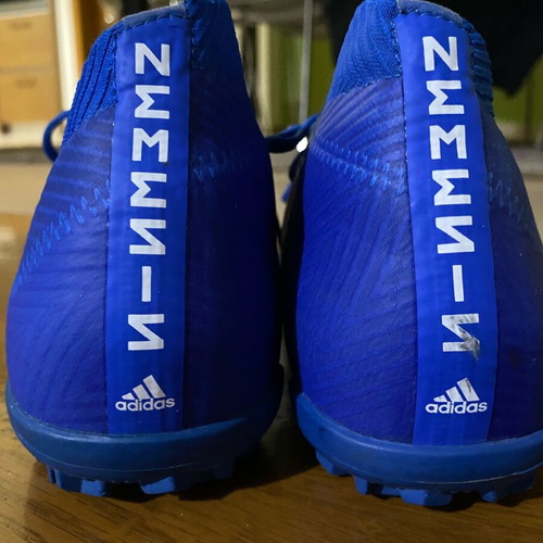 Adidas blue football shoes like new, size 40 2/3