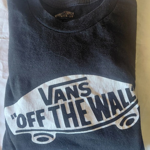 Vans T-shirt size S like new, black