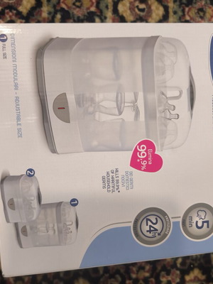 Chicco SterilNatural 2 in 1 sterilizer like new