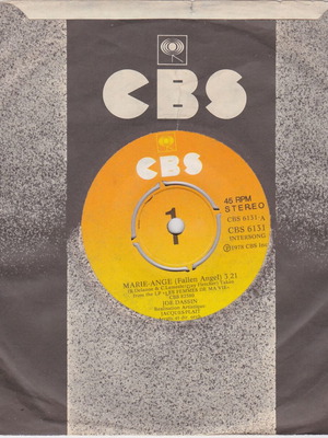 Joe Dassin Marie-Ange 45 RPM record new, pop