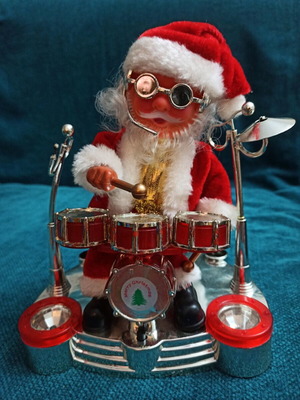 Santa Claus drummer vintage used