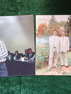 Vintage photos used, set of 2 pieces