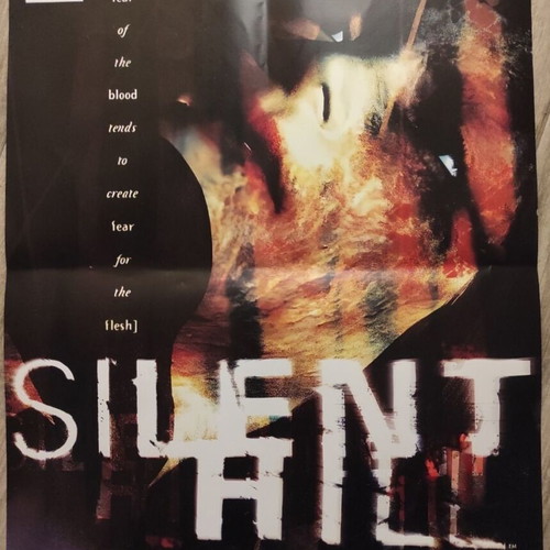 Silent Hill PS1 promo poster used