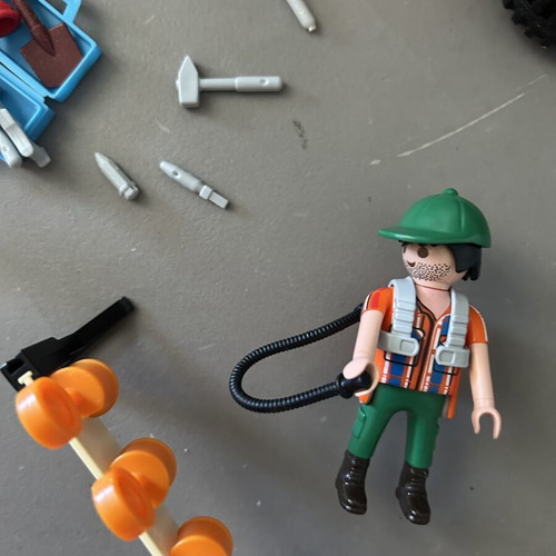 Vintage Playmobil εργοτάξιο με σπάνιο Dumper και αξεσουάρ σαν καινούργιο