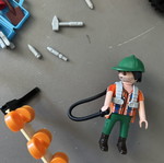 Vintage Playmobil εργοτάξιο με σπάνιο Dumper και αξεσουάρ σαν καινούργιο