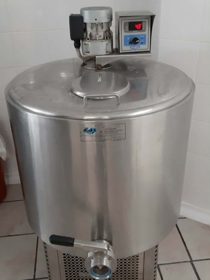 Milkplan 100-Liter Ice Cream Vat like new, Inox Center motor