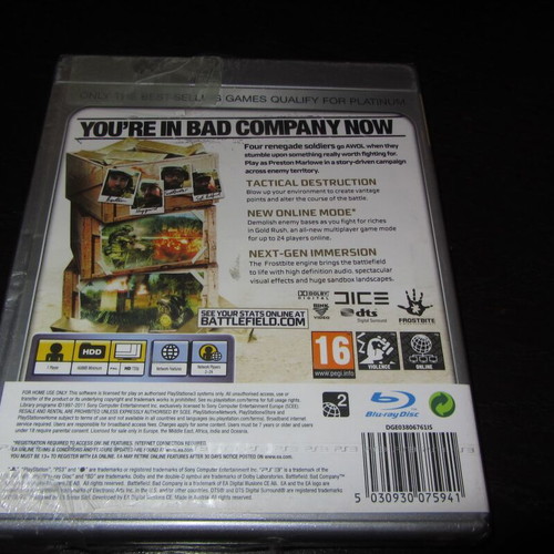 Battlefield Bad Company παιχνίδι για PlayStation 3 καινούργιο σφραγισμένο