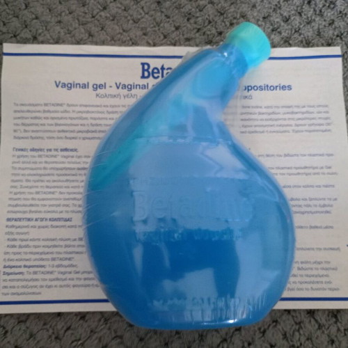Betadine vaginal douche new, sealed