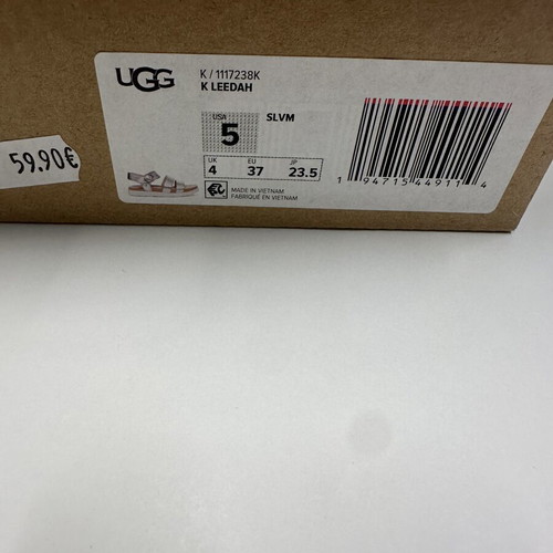 Ugg Australia sandals size 37 silver like new