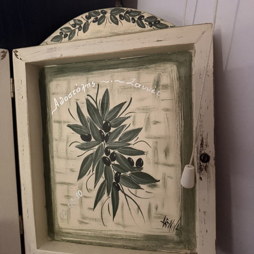 Handmade Case for Couple with Glass and Magnet Closure