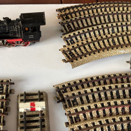 Marklin train with tracks and coal wagon, code 3003, circa 1960 collectible