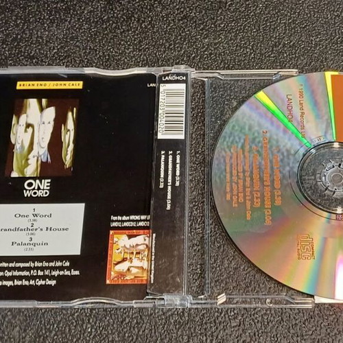 Brian Eno & John Cale One Word CD used, electronic music