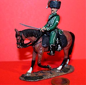 Del Prado Μολυβένια Στρατιωτάκια Trooper Chasseurs de Nassau 1810 Σε καλή κατάσταση. Έχει ξεκολλήσει το άλογο απο την βάση, μπορεί να κολληθεί. Τιμή 9 ευρώ
