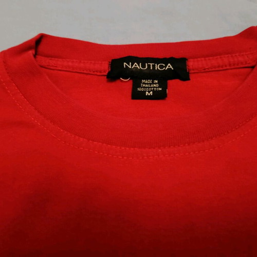 Nautica men's tshirt red size medium like new