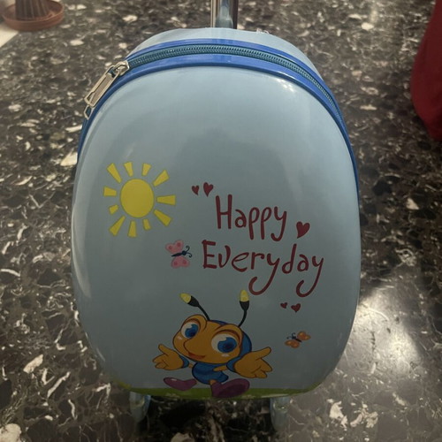 Children's scooter with built-in suitcase used