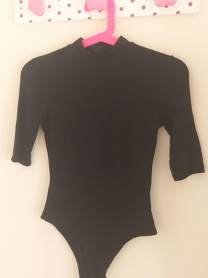 Short-sleeve bodysuit used, black, size XXS Tally Weijl