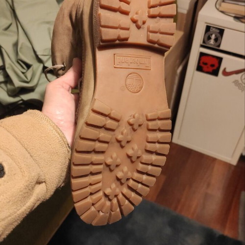 Timberland boots like new, gray, unisex, US size 9