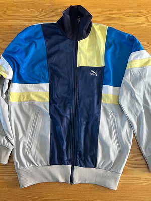 Puma Vintage Colorblock Track Jacket, size XL