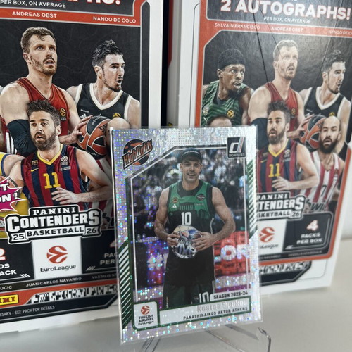 Kostas Sloukas Highlights Press Proof Laser Card 2024-25 Panini Donruss