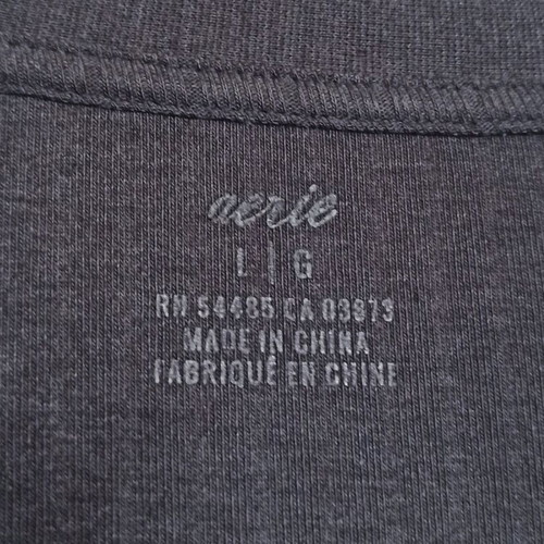 Aerie by American Eagle maxi grey rib dress like new Large