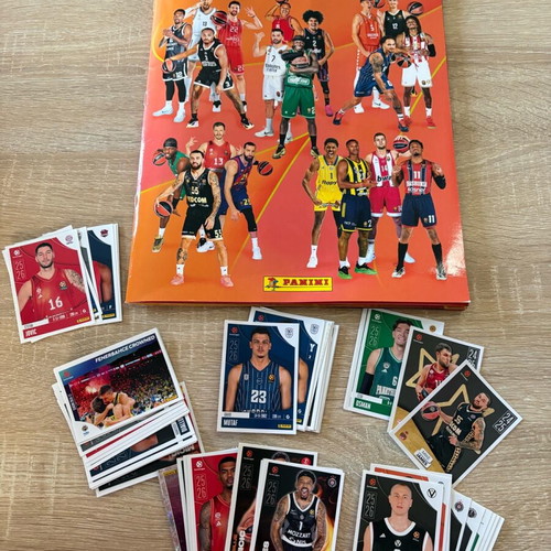 Euroleague Official Sticker Collection Season 2025-26 New, pack of 48