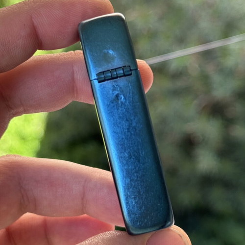 Zippo Blu lighter used
