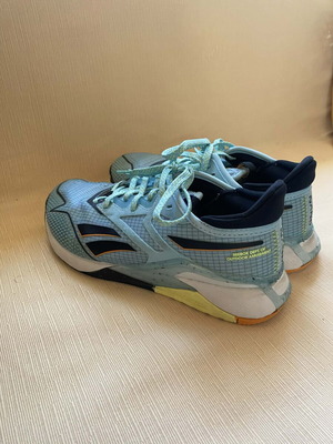 Reebok Nano X2 TR Adventure athletic shoes like new, size 36, black and blue