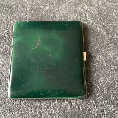 Old box with stamps used